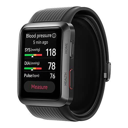 HUAWEI Watch D Smartwatch, Tracker mit Blutdruck-, Herzfrequenz-, Schlaf- & SpO2-Monitor, 24/7 Stressüberwachung, Hauterkennung, 70+ Trainingsmodi, 7 Tage Akkulaufzeit, Deutsche Version