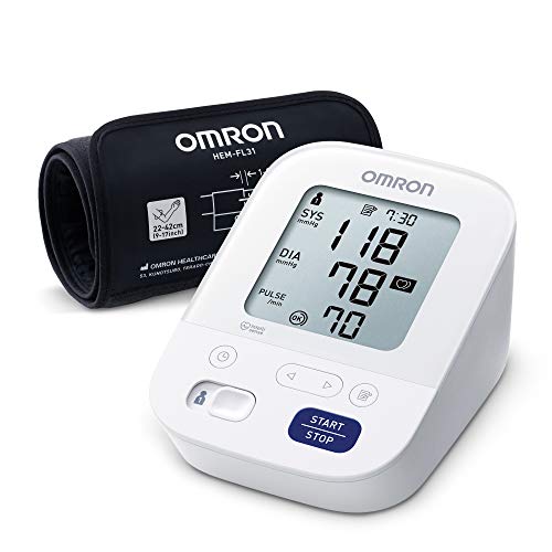 OMRON X3 Comfort - Automatisches Oberarm-Blutdruckmessgerät, Gut' in Stiftung Warentest 09/2020, klinisch validiert, auch für Diabetiker und Schwangere, Intelli Wrap Manschette - sichere Anwendung